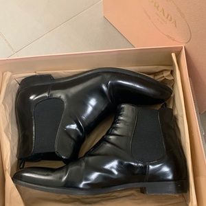 Prada Calzature Donna Spazzolato Boot
